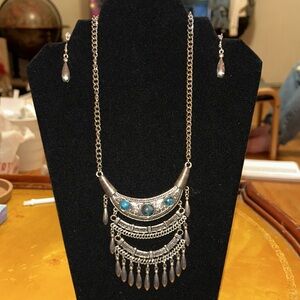 Canyon Sky Necklace and Earrings